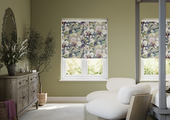 Moorea, Midnight Violet - Roller Blind - Image 3